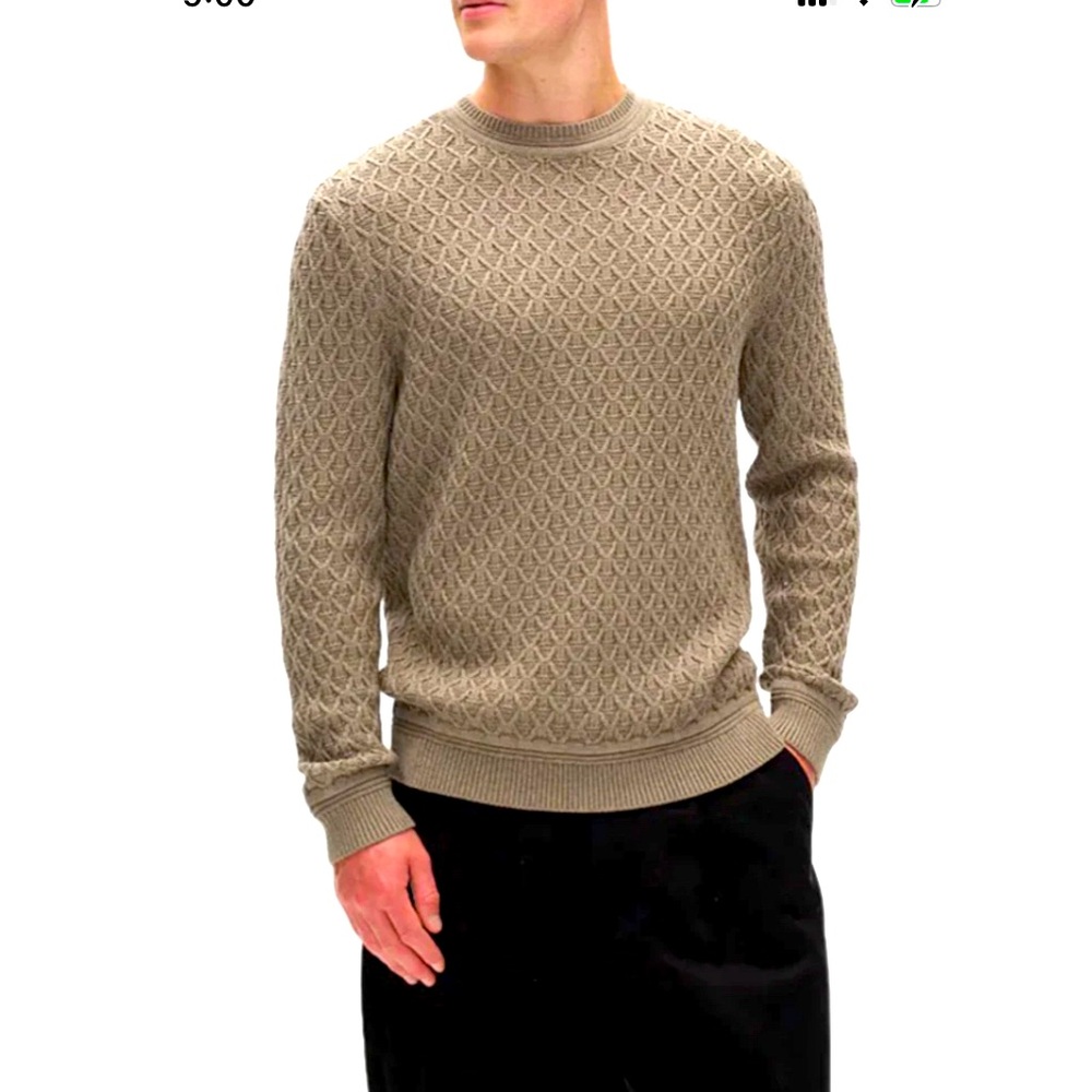 Luciano Barbera 💯 Wool Unisex Italian Made  Knit Sweater Size M|L
